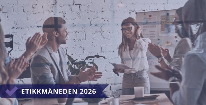 Illustrasjon til landingsside for etikkmåneden 2026.