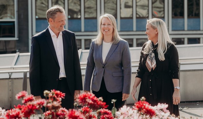 Erik Jensen, Linn-Kristin Eriksen Moe og Victoria Østli Barikmo i FinAut.