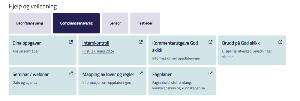 Hjelp og veiledning.