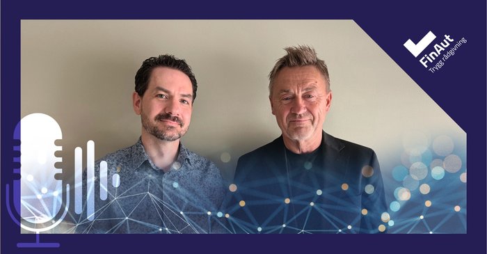 Steinar Kristoffersen fra FinAut og filosof Einar Øverenget.